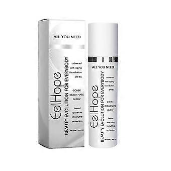 Super Coverage Liquid Foundation Fugtgivende, lysnende, langtidsholdbar med hyaluronsyre