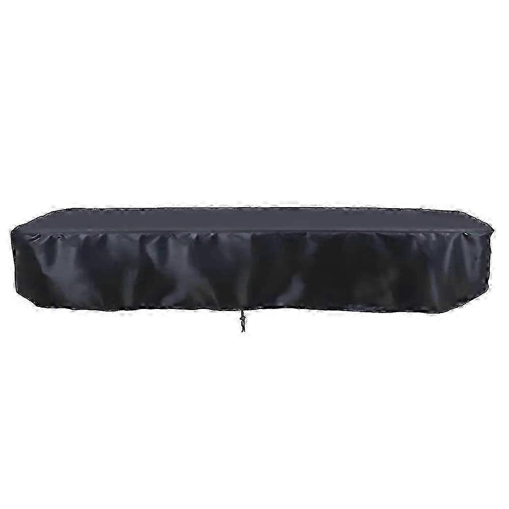 8ft Billiard Pool Table Cover with Drawstring Durable Waterproof Table Cover for Rectangle Table, Black Edition