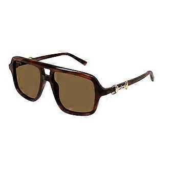 Gucci GG2052S 003 Full Rim  Women Pilot Sunglasses UV2 Original
