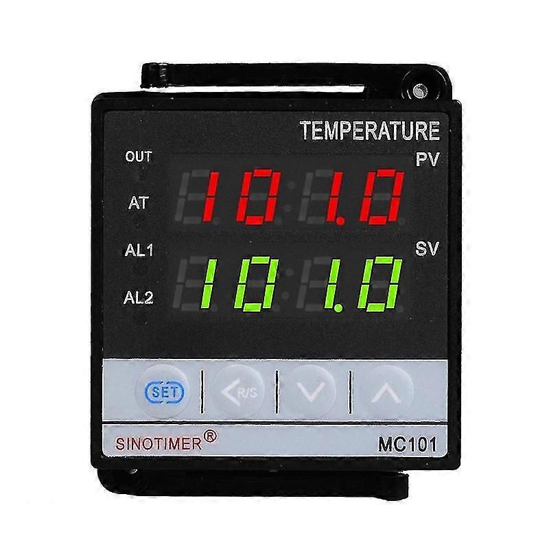SINOTIMER MC101 Digital display PID-temperaturkontroller Celsius/Fahrenheit-moduser Sensorinngang Tr