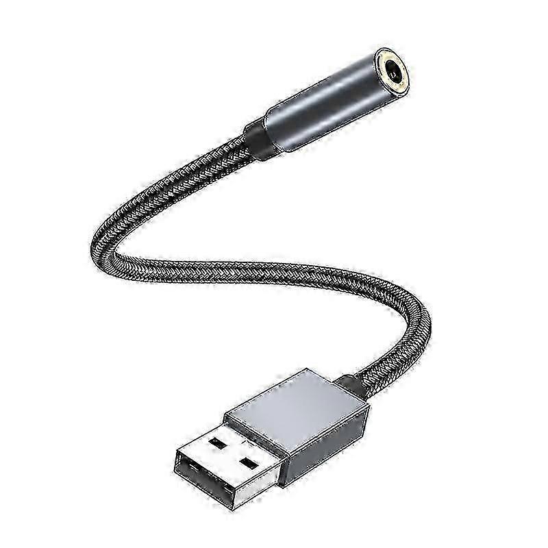 USB-A to 3.5mm Jack Audio Adapter