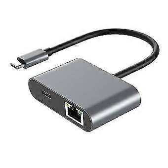 Adaptateur Ethernet USB-C en métal avec alimentation de 60 W