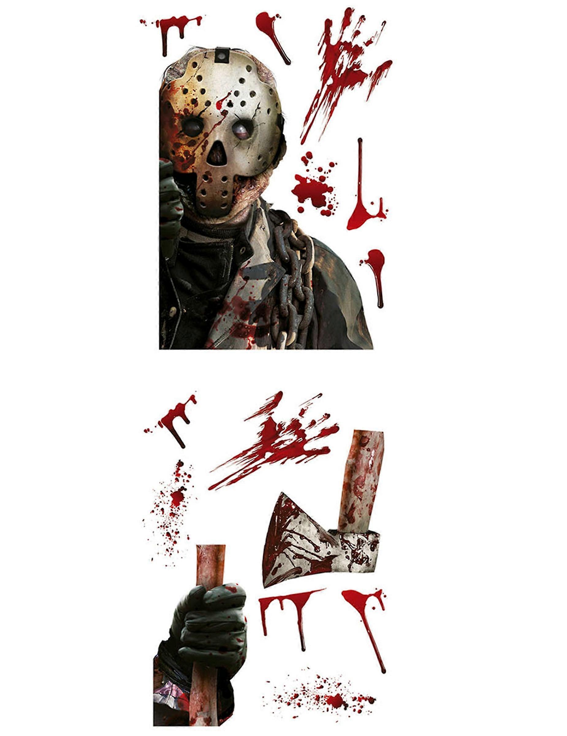 Axe Killer Window Decorations 30 x 40 cm