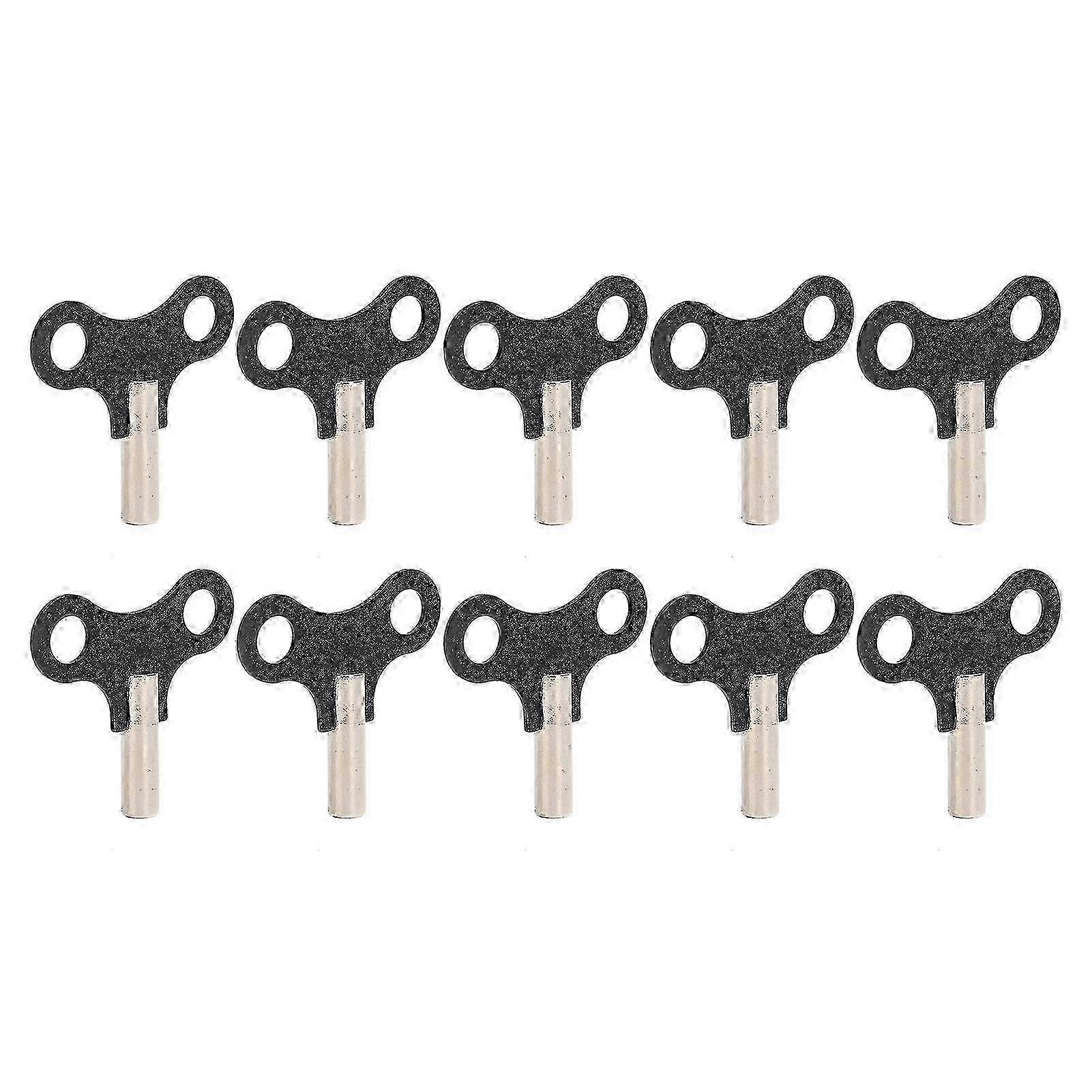 10pcs reliable winding keys compatible with mechanical clock repair