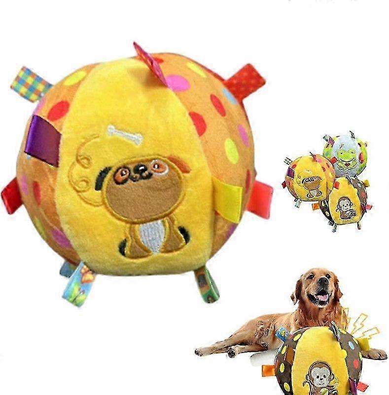 Cotton Plush Squeaky Dog Ball