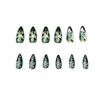 Christmas Snowflake Fake Nails, Bright Accent for Party Halls and Windows