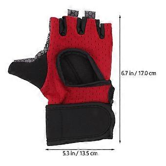 Hand Covers Gloves for Protective Use 2Pcs Outdoor Breathable Cycling Half-Finger