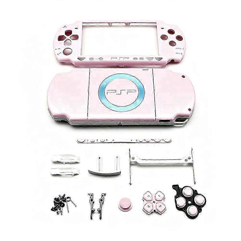 Full Housing Case for PSP 2000 Console, Complete Replacement Shell with Buttons Kit, Durable Protective Cover