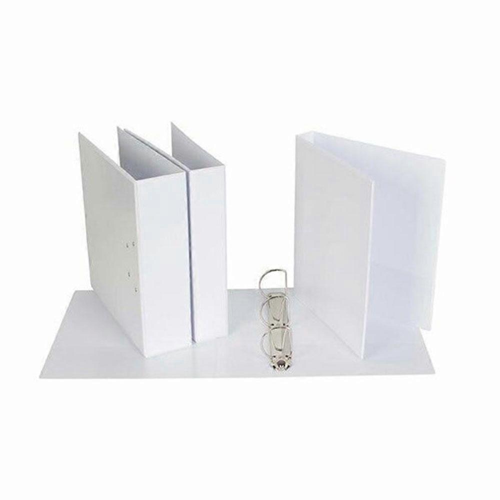40MM Cumberland Ecowise A4 2D-Ring insert Binder Eco Friendly Bidegradable White