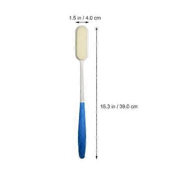 Back Scrubber Bath Brush compatible with Bathing 1Pcs Blue Long Handle Durable Body Brush