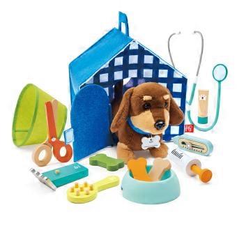Hape Puppy Care Clinic Vet Set Pet Care Pretend Play Role Play Toy Ages 3+
