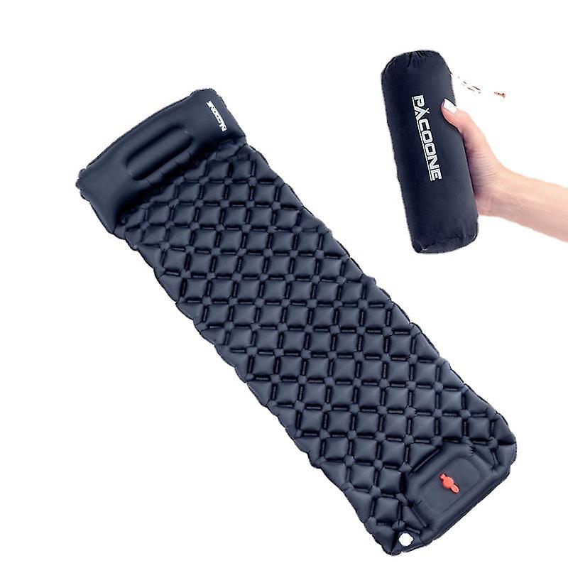 Ultralight Inflatable Camping Sleeping Pad With Pillows And Built-in Pump For Travel And Hiking
