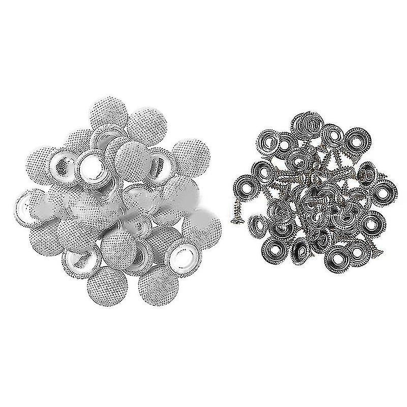 30pcs Car Ceiling Headliner Button Fixing Screw Cap Roof Snap Rivets Retainer
