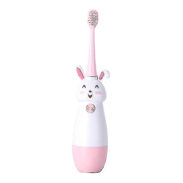 Children Electric Cartoon Toothbrushes (pink)