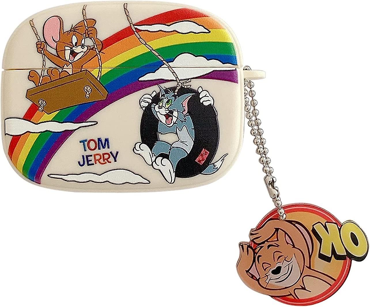 Hard Plastic Case with Charm and Keychain for Apple AirPods Pro