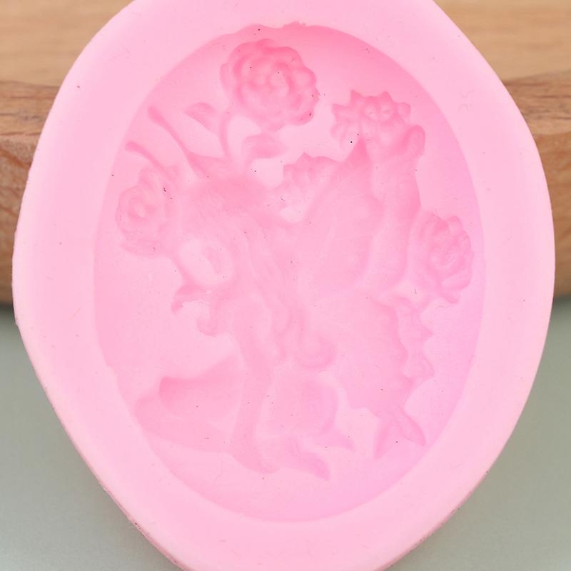 Fairy Silicone Mold Cake Decor Tools Cookie Baking Candy Chocolate Soap Mold