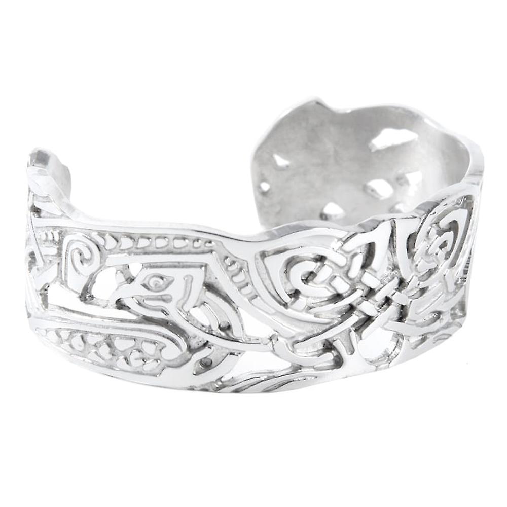 Celtic Knotwork Pewter Bangle