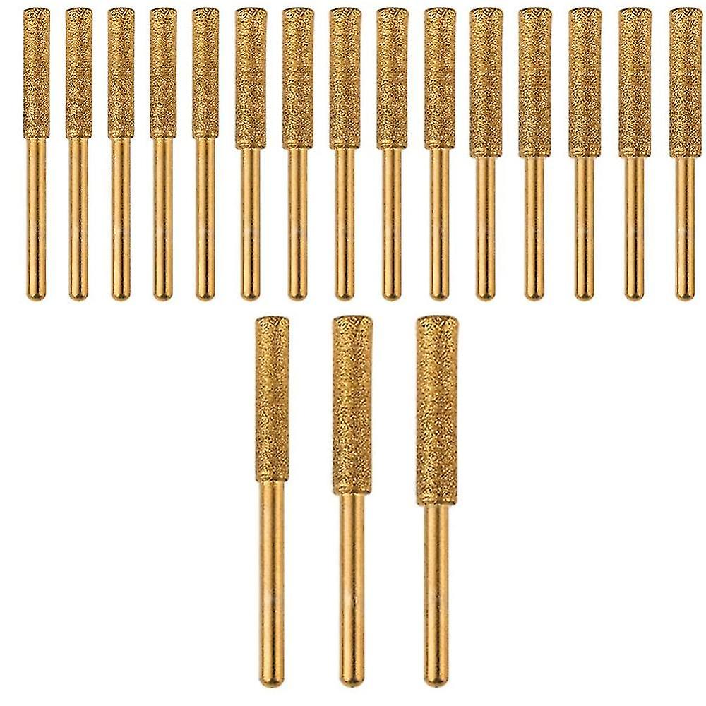 18pcs Diamond Chainsaw Sharpener Bits, Diamond Stone Chain Saw Chainsaw Sharpener For Polishing Cha