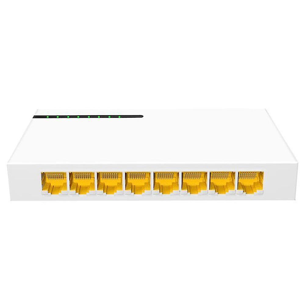 8 Port Unmanaged Switch Gigabit Ethernet Switch Home Splitter Network Monitoring Switch Eu Plug