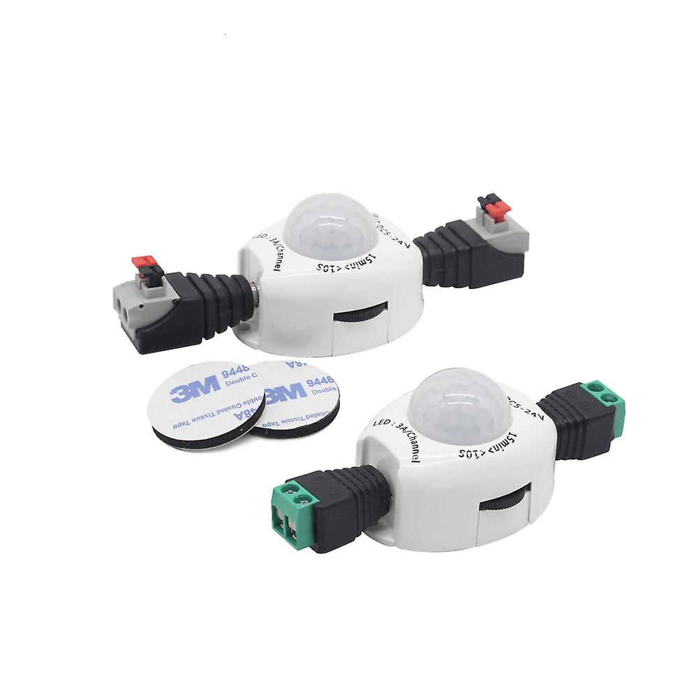 Pir Motion Sensor 12v Dc Switch 5v Led Strip Light Movement Detector 5 Volt Activated Timer Automatic Infrared Switch On Off