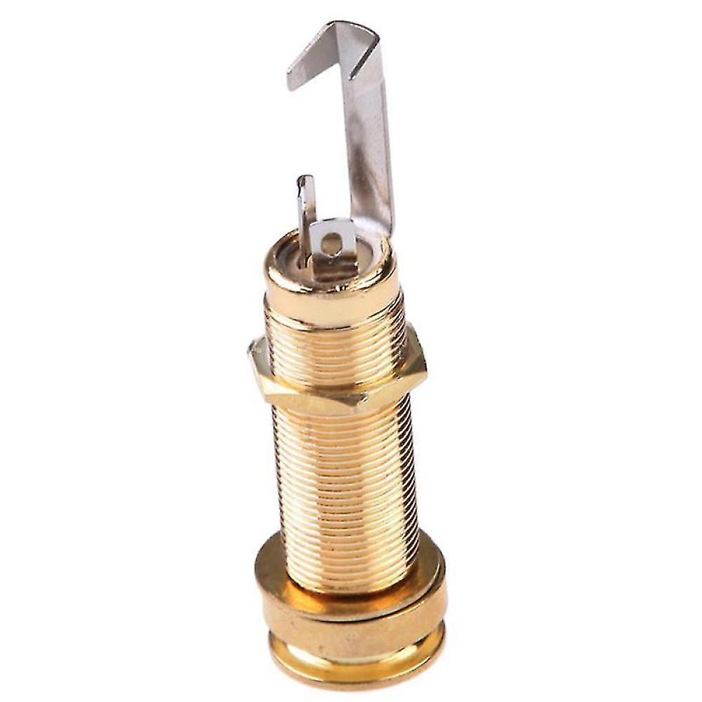 1/4 Inch Mono Input Output Stereo Barrel Jack Plug Socket For Bass Electric Guitar