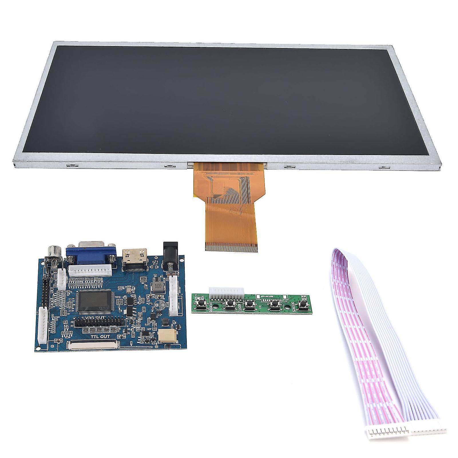 Lcd Display Screen Module 10in Tft High Definition Multimedia Interface For Raspberry Pi(screen Control Panel )