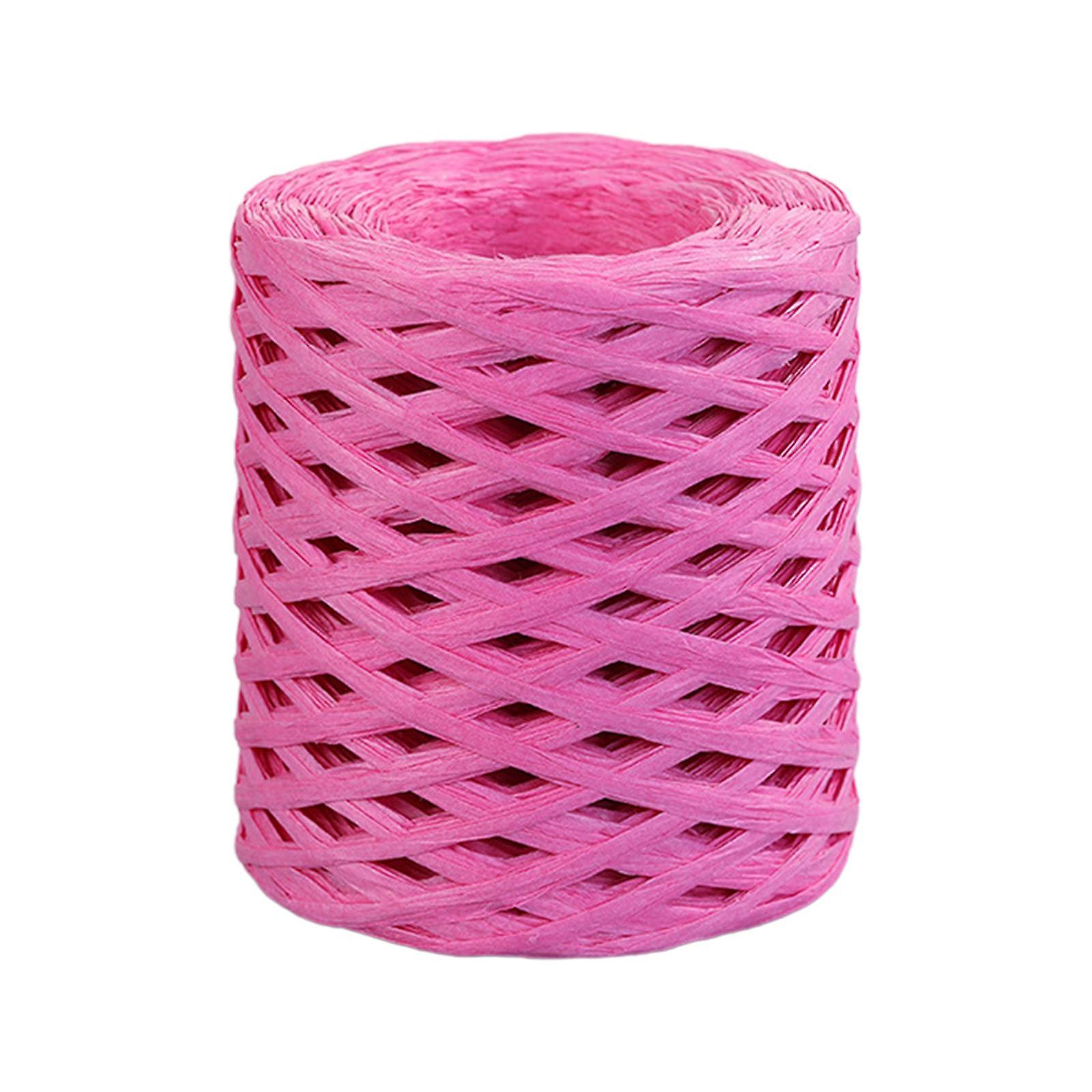 656ft raffia document lint versieringen voor giftverpakking weven bruiloft