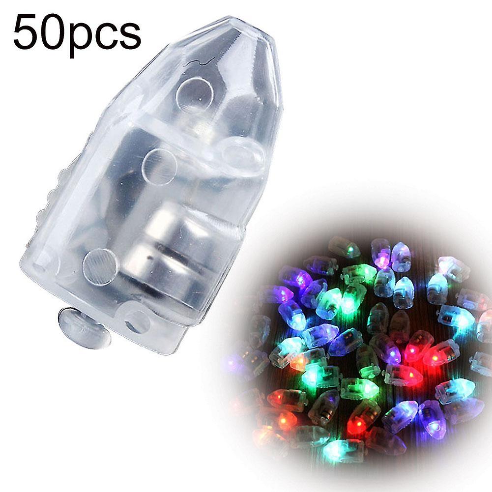 ZHOUBA 10/50Pcs High Brightness Balloon LED Light Flash Lamps Birthday Party Decor