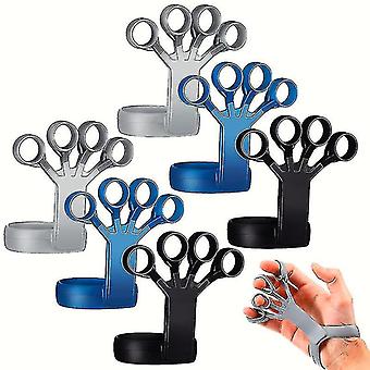 6kpl/SetSilicone Gripper Finger Stretcher Hand Grip Strength Exerciser Rannevalmentaja Rehabilitation Training Finger Strengthener