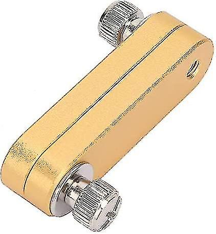 Aluminum Parallel Line Marker Positioning Ruler Block Gauge Scribe (gold) (1pcs)