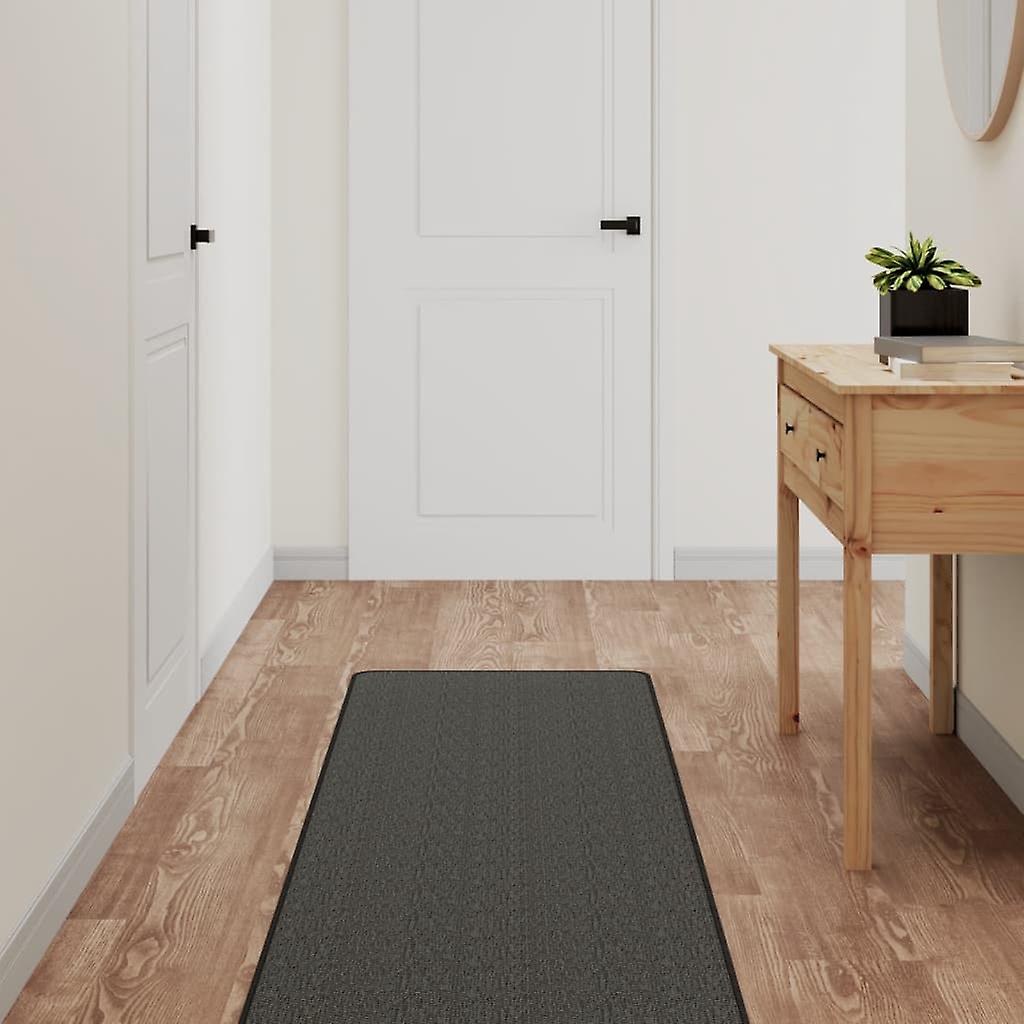 Carpet runner sisal look anthracite 50x200 cm