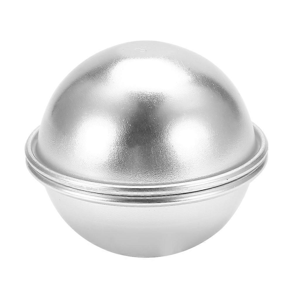 Handmade Aluminium Alloy Bath Bomb Molds Set, Silvery White, Various Sizes