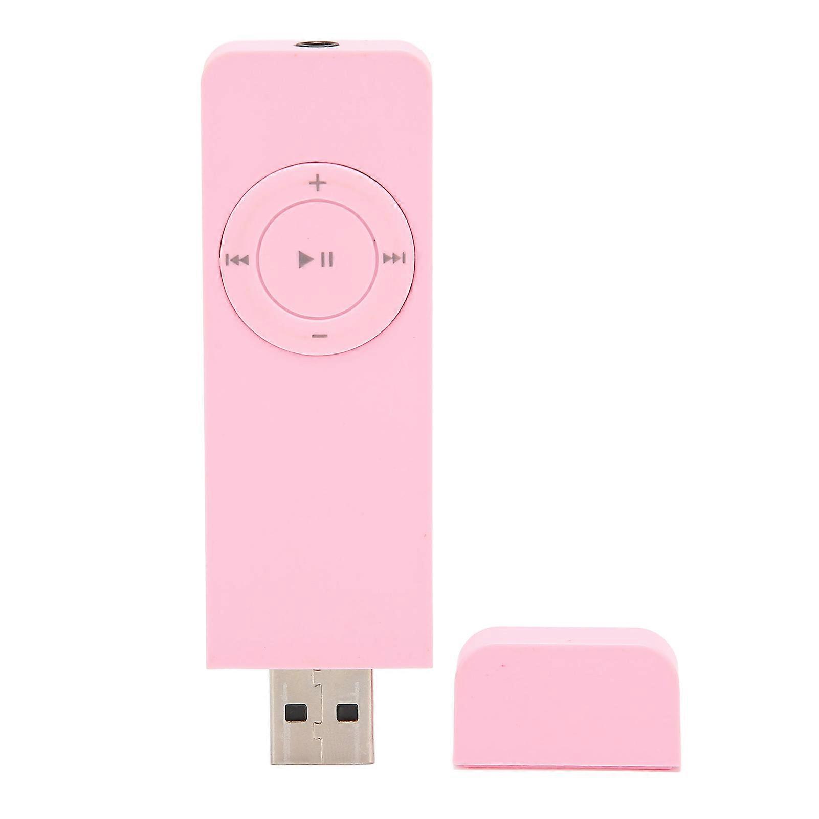 MP3 Player Lossless Sound Support Up to 64GB Mini Music Player for Students Running Travel Pink