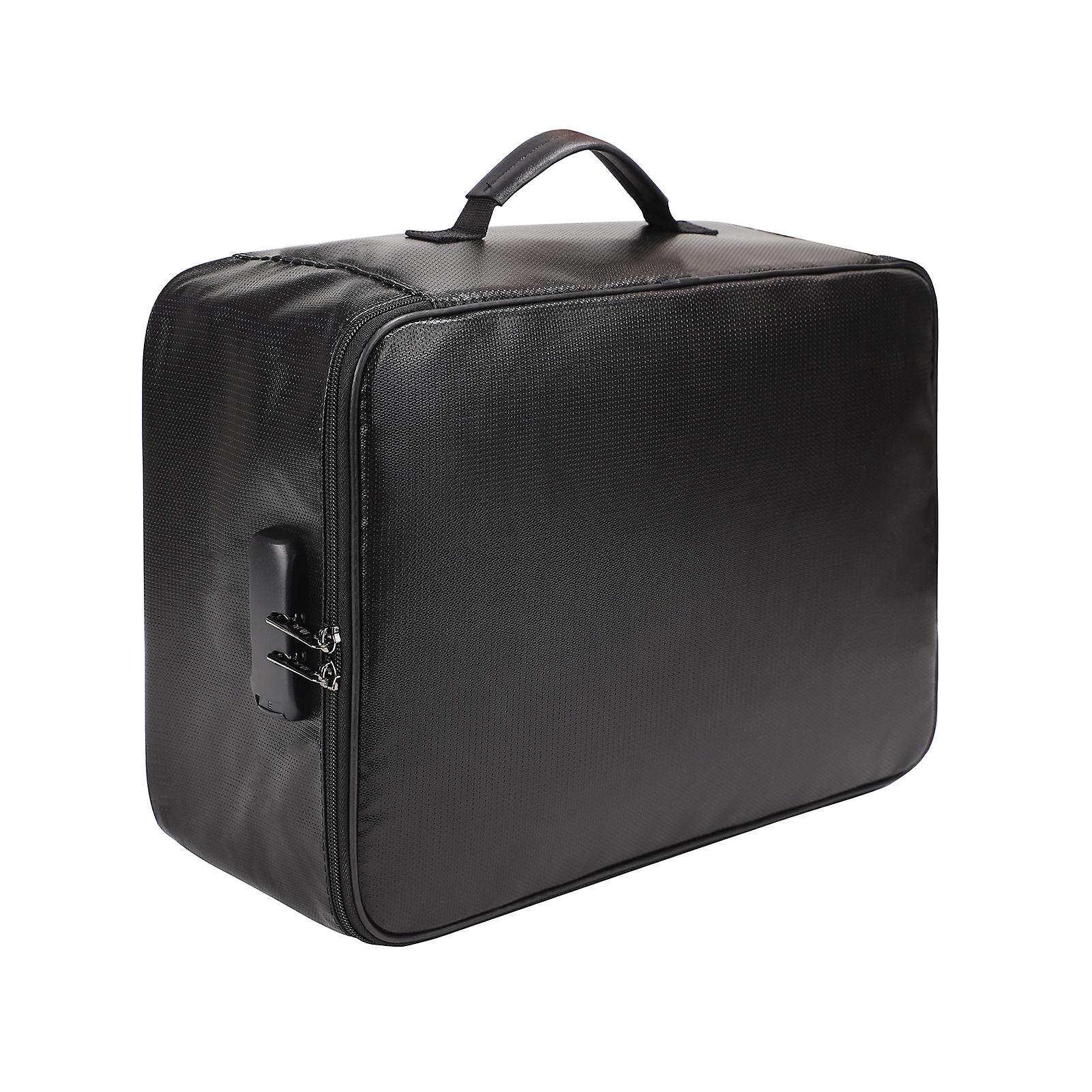 Fireproof File Document Bag Safety Organizer Zipper Closure Fire