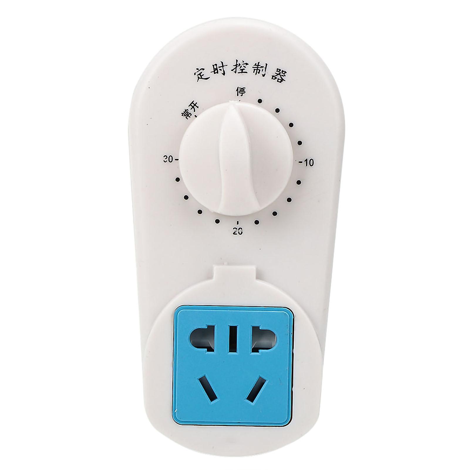 AC 10A Pump Timer Mechanical Time Switch Countdown Control Socket Wall Mount 30Min
