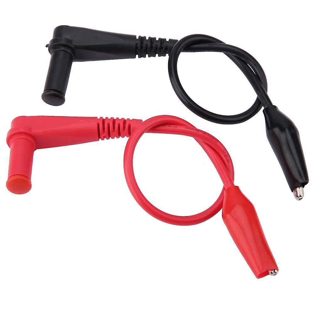 1Pair 18cm Crocodile Clip Test Lead Digital Multimeter Testing Cable