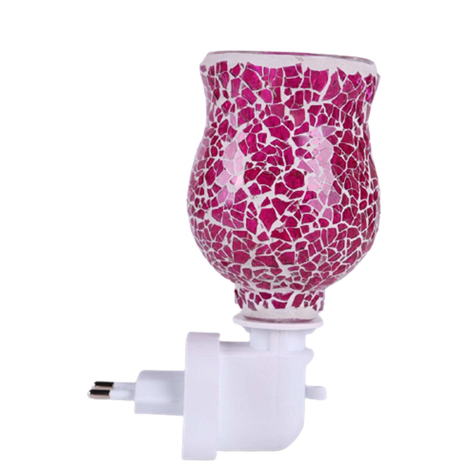Flameless Wax Melting Lamp with 3D Effect Pluggable Fragrance Light Decorative Soft Night Light for