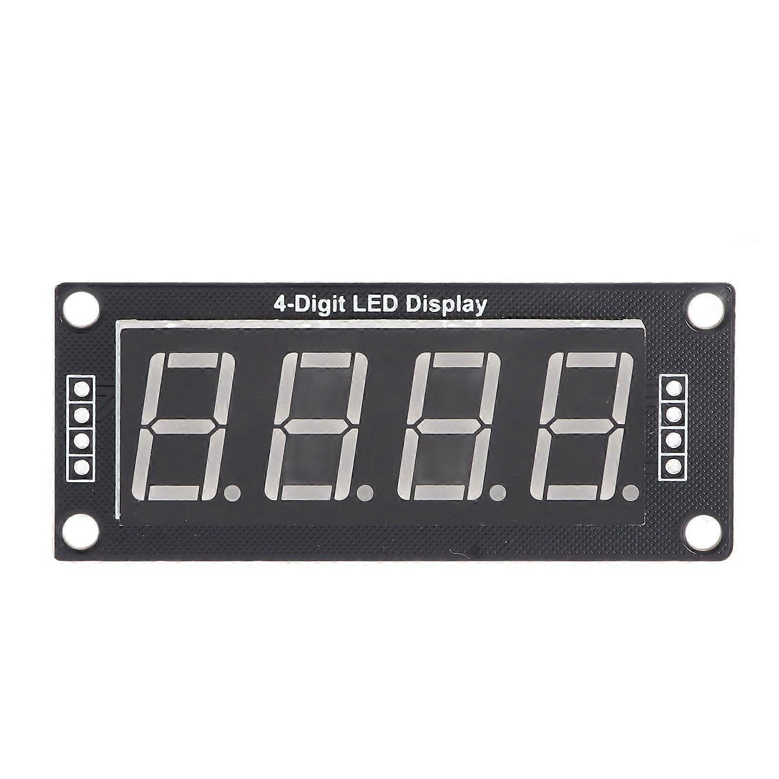 4Pcs LED Segment Digital Display Module 4 Bits 7 Segments PCB Clock Module 0.56 Inch MRA172D Green