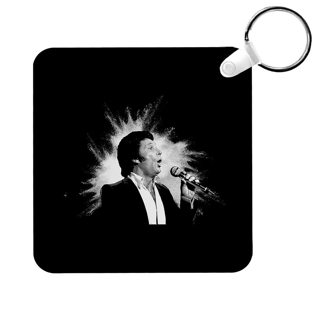 TV Times Singer Tom Jones Performing 1984 Key Ring