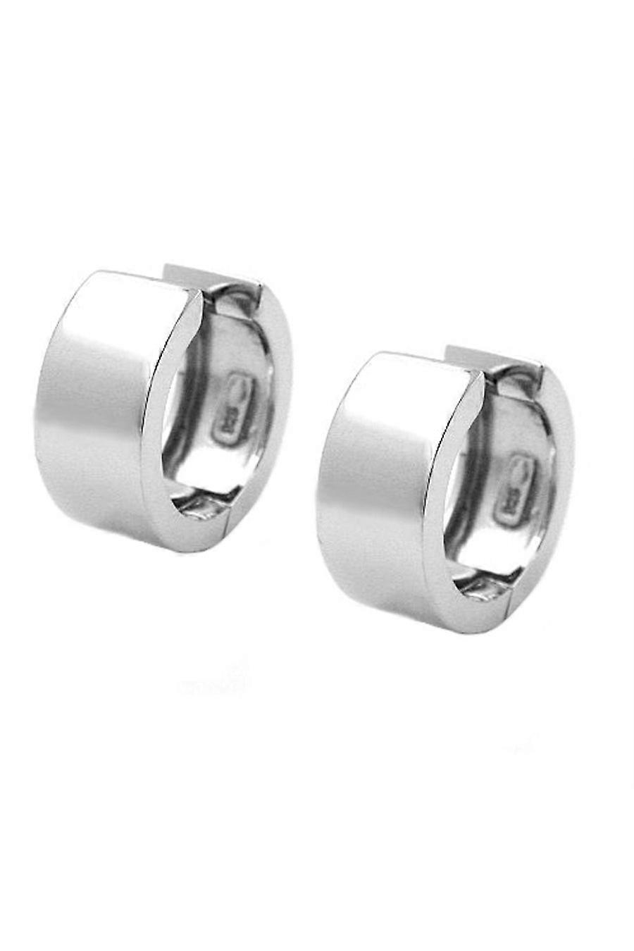 Hoop Earrings 18mm X 8mm Silver 925 - Gl93276