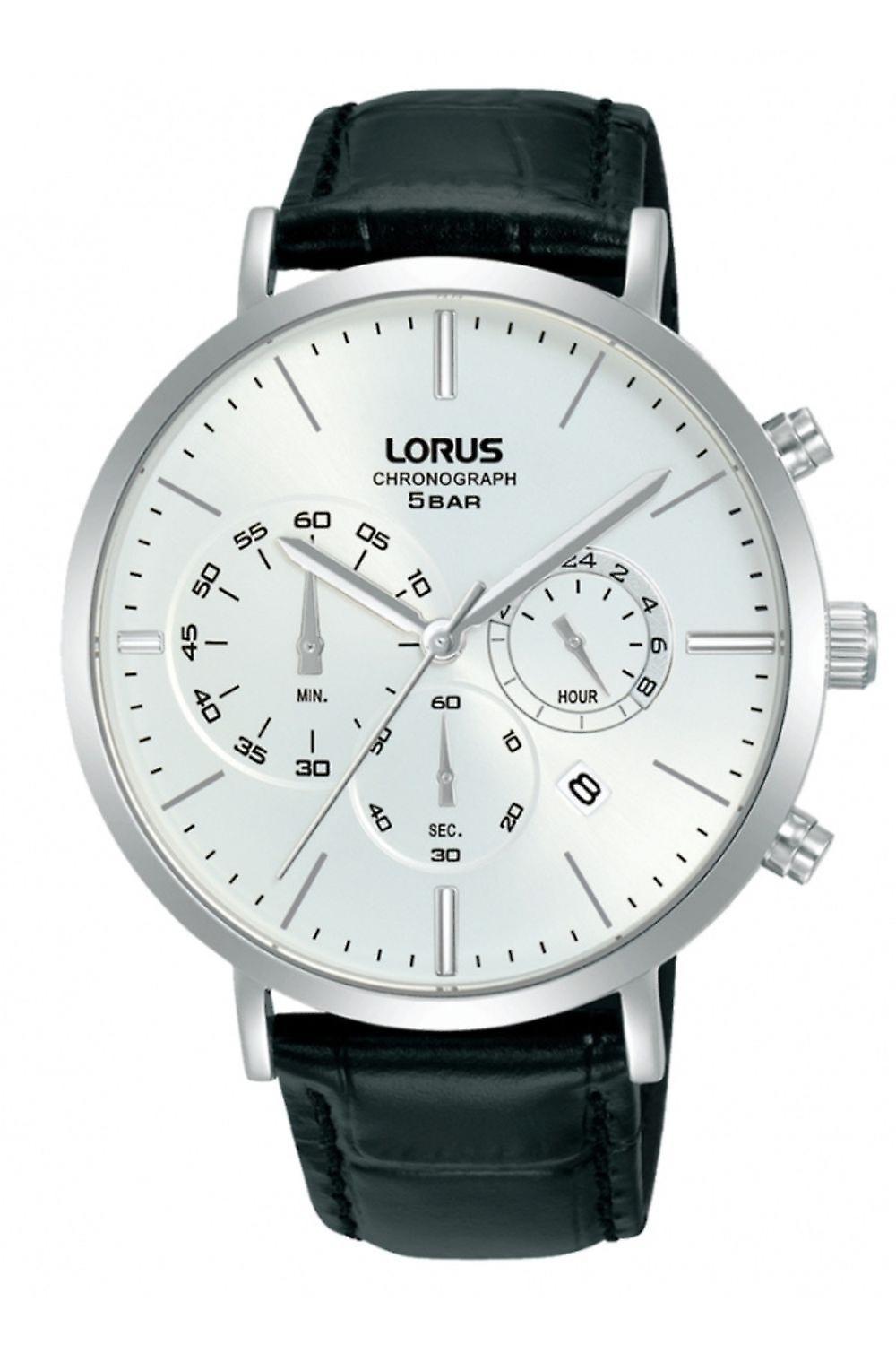 Lorus da Uomo Abito Cronografo Orologio Cinturino in Pelle Nero (modello No. | Acquisti Online su