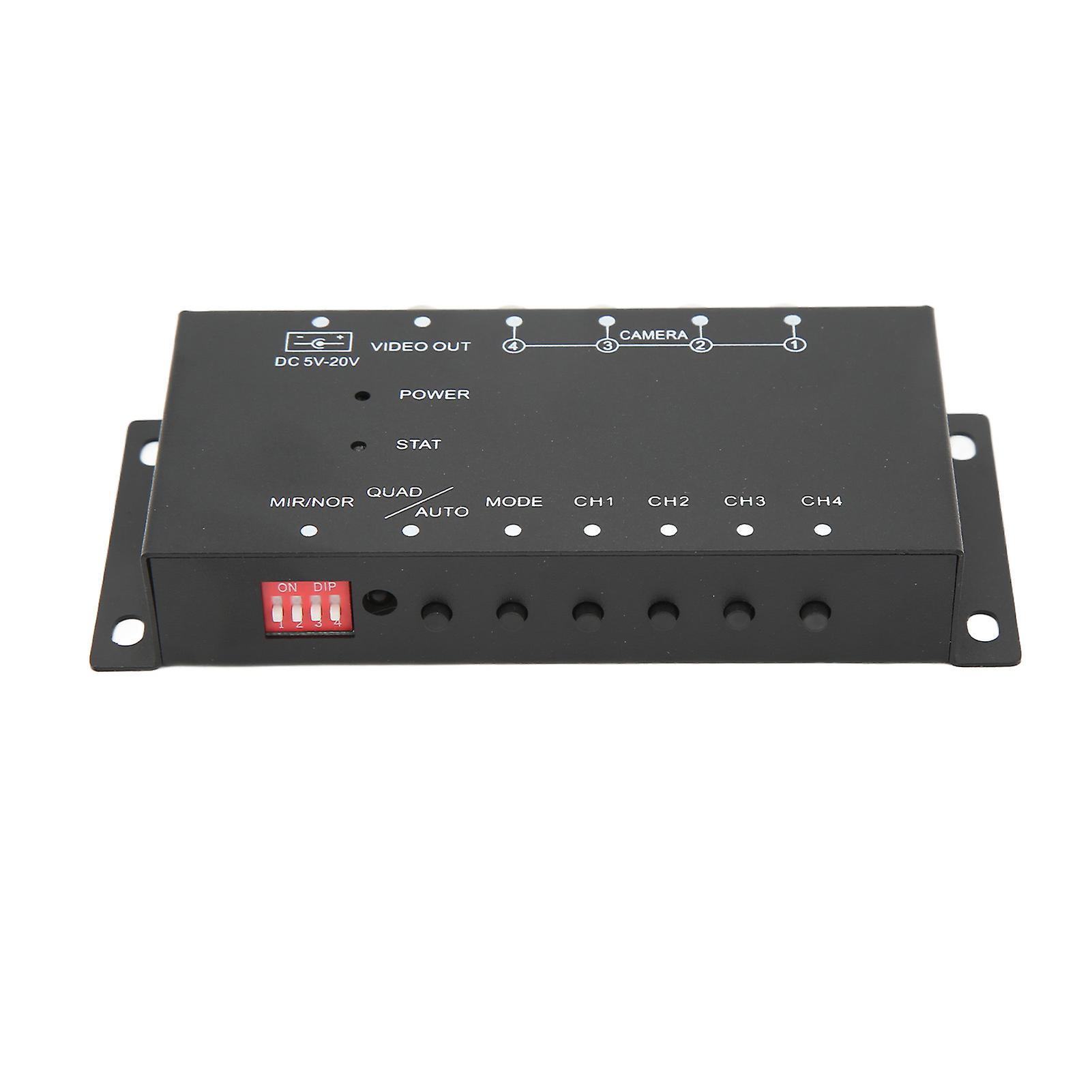 Vehicle Digital Video Recorder 4 Channel 720P DC9‑36V Universal Mini MDVR for RV Van Truck