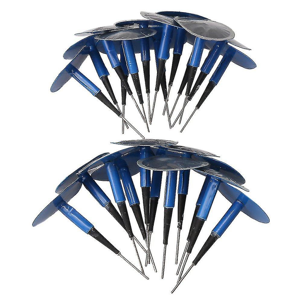 24pcs dekk punktering reparasjon kablet plugg sopp flekker for bil lastebil