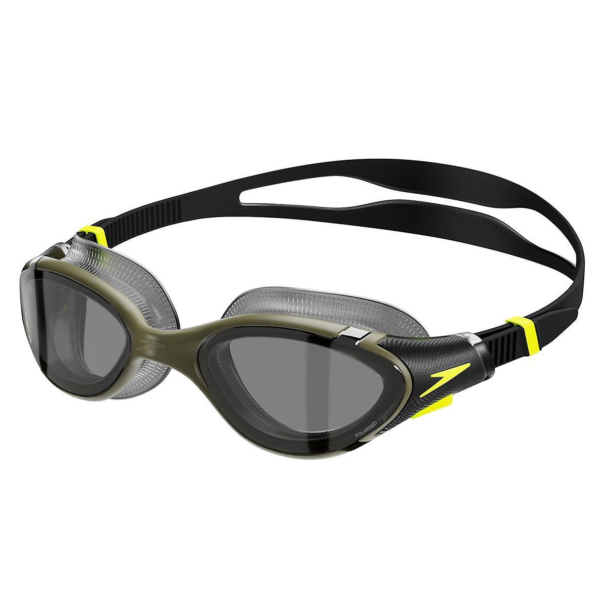 Speedo Biofuse 2.0 Polarised Goggles - Dark Green / Polarised Smoke Unisex Adult