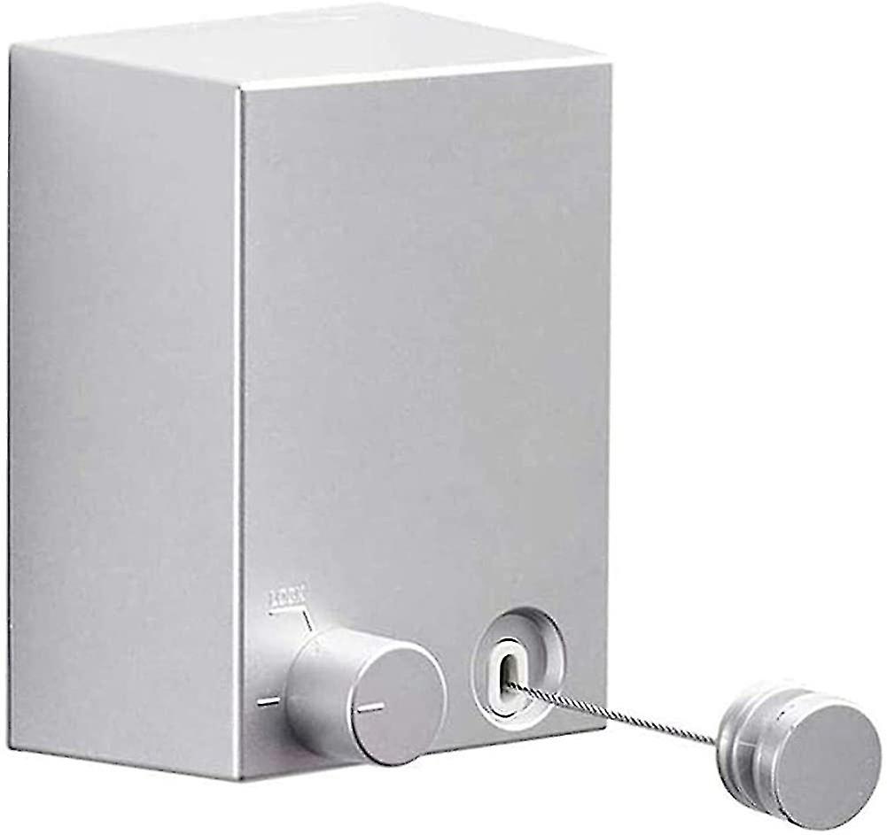 Indoor Outdoor Retractable Clothesline Wall Mounted Laundry Drying Rack