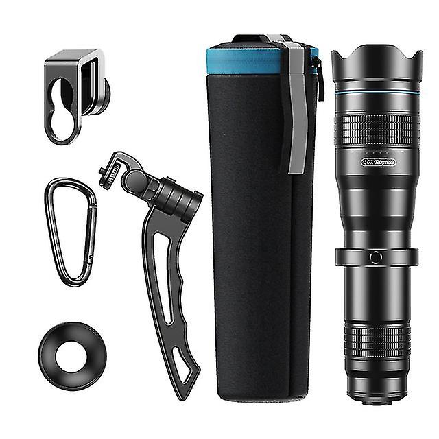 60x تلسكوب أحادي العين 36x 28x طويل المدى HD Zoom تلسكوب عدسة تليفوتوغرافي محمول للهاتف الخليوي بو