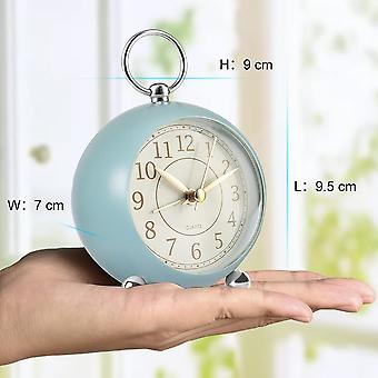 Sveglia Analogica Vintage Con Ticchettio Silenzioso: Orologio Da Scrivania Retro A Batteria Per Comodino E Ufficio