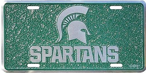 Michigan State Spartans NCAA Mosaic License Plate