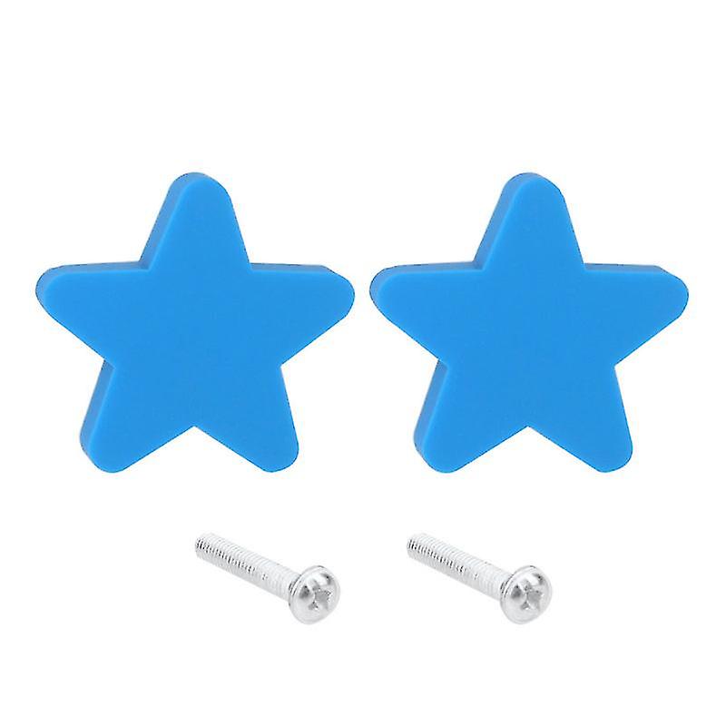 2pcs Star Shaped Cabinet Handle