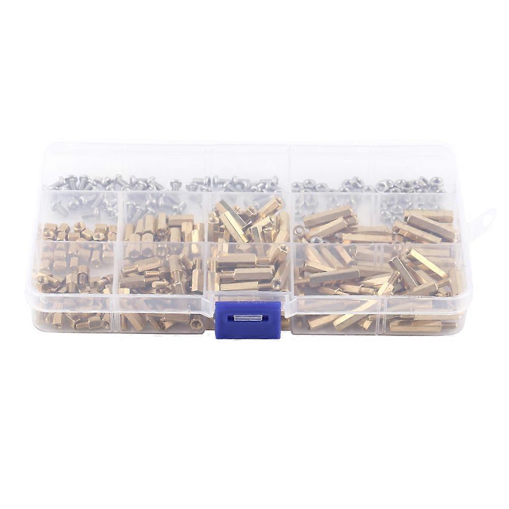 M3 Brass Male Female Standoffs With Screws Hex Nuts (Set B)